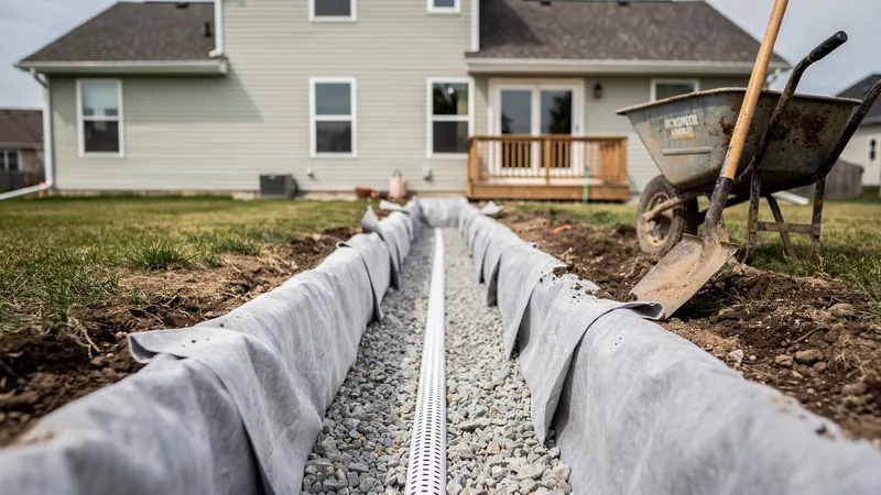 French Drain Installation service in Des Moines, IA